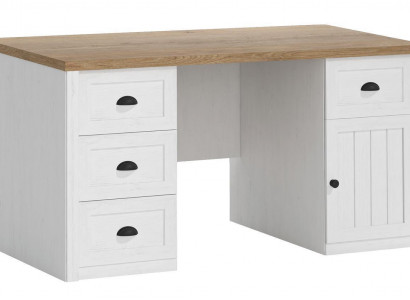 Desk Wood Wooden Desk Massive Table Office Furniture Country House Office Furniture Tables